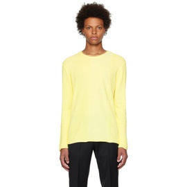 ZEGNA Yellow Lightweight Sweater 231142M201015