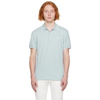 ZEGNA Blue Embroidered Polo 232142M212001