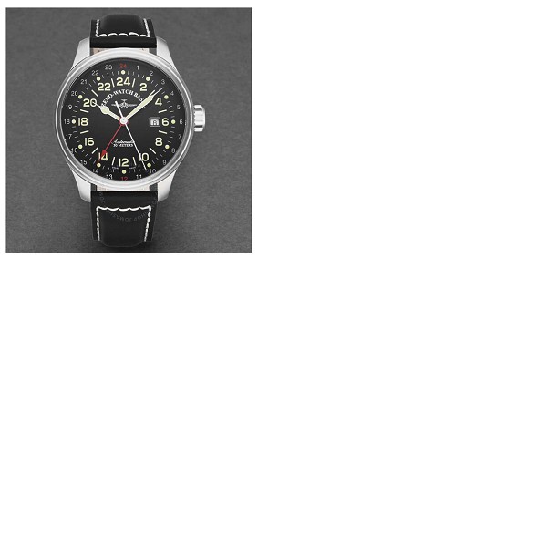  Zeno OS Pilot Automatic Black Dial Mens Watch 8524-A1
