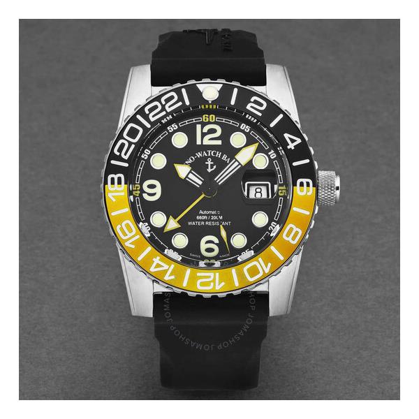  Zeno Airplane Diver World Time Automatic Black Dial Mens Watch 6349GMT-3-A1-9