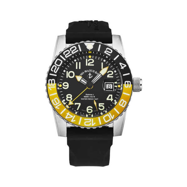  Zeno Airplane Diver mens Watch 6349GMT-12-A1-9