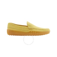 Tods Mens Yellow Suede Gommino Loafers XXM24C0S570RE0G207