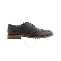 Tods Mens Black Wingtip Perforated Lace-Ups Derby XXM34C00C10NHVB999