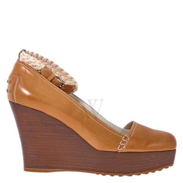 토즈 Tods Ladies Wedge in Kenia/Light Nude XXW0PL0E220D90834A