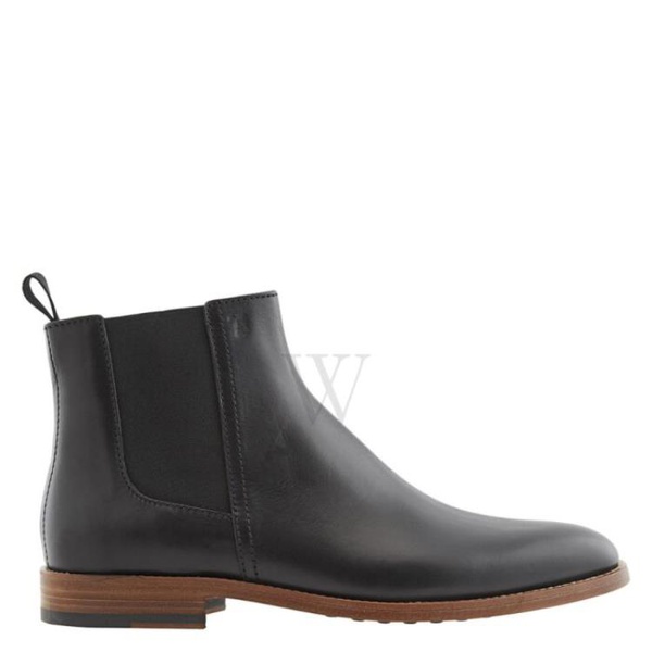 토즈 Tods MEN'S Black Beatles Leather Ankle Boots XXM33C00P20NHVB999