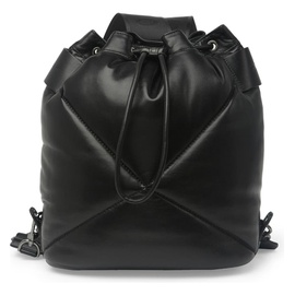 Longchamp Le Pliage Cuir Lambskin Bucket Backpack_BLACK 6271628_BLACK