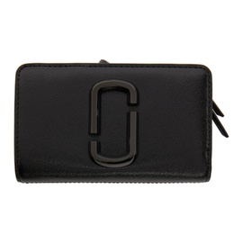 마크 제이콥스 Marc Jacobs Black The Snapshot Compact Wallet 212190F040028